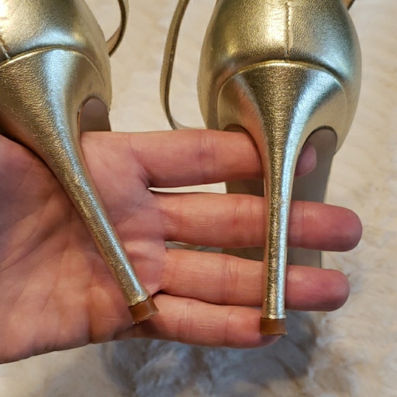 Zara basics metallic heels - Picture 3 of 5
